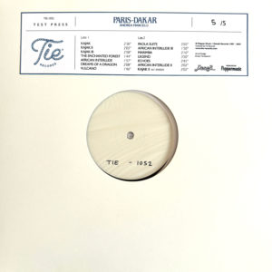 Andrea Marcelli - Paris Dakar Test Press LP - numbered to 5