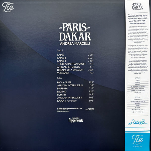 Andrea Marcelli - Paris Dakar LP / Hand Signed ARTIST EDITION - Image 2