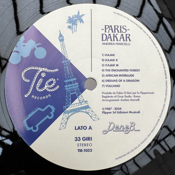 Andrea Marcelli - Paris Dakar LP / Hand Signed ARTIST EDITION - Image 3