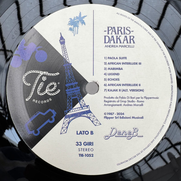 Andrea Marcelli - Paris Dakar LP / Hand Signed ARTIST EDITION - Image 4